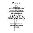 PIONEER VSX-D510/SDPWXJI Instrukcja Obsługi