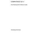 AEG Competence 521 V W Owners Manual