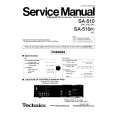 TECHNICS SA510/K Manual de Servicio