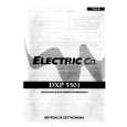 ELECTRIC DXP5501 Manual de Usuario