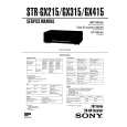 SONY STRGX215 Service Manual