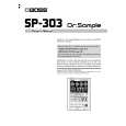 BOSS SP-303 Owners Manual