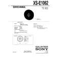 SONY XS-E1062 Manual de Servicio