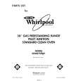 WHIRLPOOL SF3007SRW1 Parts Catalog