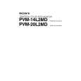 SONY PVM-20L2MD Service Manual