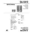 SONY SA-VA10 Manual de Servicio