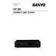 SANYO CP59 Owners Manual