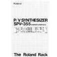 ROLAND SPV-355 Owners Manual