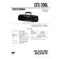SONY CFS206L Instrukcja Serwisowa