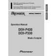 PIONEER DEH-P430/XM/UC1 Owners Manual
