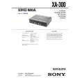 SONY XA300 Service Manual
