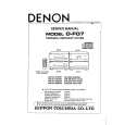 DENON DF07 Service Manual