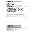 PIONEER VSX-915-S/MYXJ5 Instrukcja Serwisowa