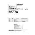 PIONEER PD106 Service Manual