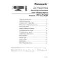 PANASONIC PTLC50U Owners Manual