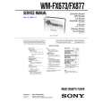 SONY WMFX673 Service Manual