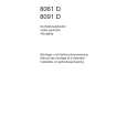 AEG 8091D-M Owners Manual
