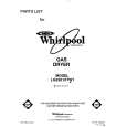WHIRLPOOL LG5201XTW1 Parts Catalog