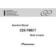 PIONEER CDX-FM677 Manual de Usuario