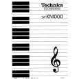 TECHNICS SX-KN1000 Manual de Usuario