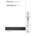 PIONEER DVR-550H-S/WYXK5 Owners Manual