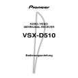 PIONEER VSX-D510/MYXJIGR Manual de Usuario