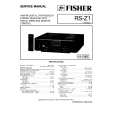 FISHER RSZ1 Service Manual