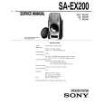 SONY SA-EX200 Service Manual