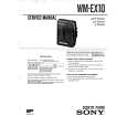 SONY WMEX10 Service Manual