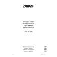 ZANUSSI ZRT 16 JBC Owners Manual
