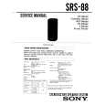 SONY SRS88PC Owners Manual