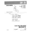 SONY SRF29 Parts Catalog