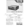SONY TA-F6B Manual de Servicio