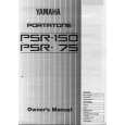 YAMAHA PSR-150 Manual de Usuario