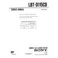 SONY LBTD115CD Instrukcja Serwisowa