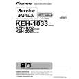 PIONEER KEH-1032/XM/EW Instrukcja Serwisowa