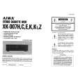 AIWA XK-007C Owners Manual