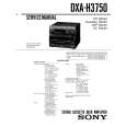 SONY DXA-H3750 Instrukcja Serwisowa