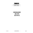 ZANUSSI DA6754S Owners Manual