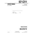 SONY ICF-C211 Parts Catalog