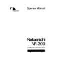 NAKAMICHI NR200 Service Manual