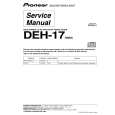 PIONEER DEH-17 Service Manual