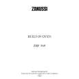 ZANUSSI ZBF569SW Owners Manual