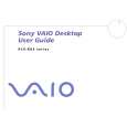 SONY PCV-RX302 VAIO Owners Manual
