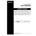 ROLAND AR-3000 Owners Manual