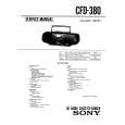 SONY CFD-380 Service Manual