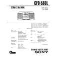 SONY CFD-560L Service Manual