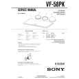 SONY VF58PK Instrukcja Serwisowa