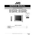 JVC AV-27F476/R Manual de Servicio