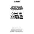 YAMAHA GQ2015A Owners Manual
